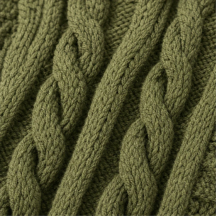 Cablehaven – Oversized Cable-Knit Long Cardigan