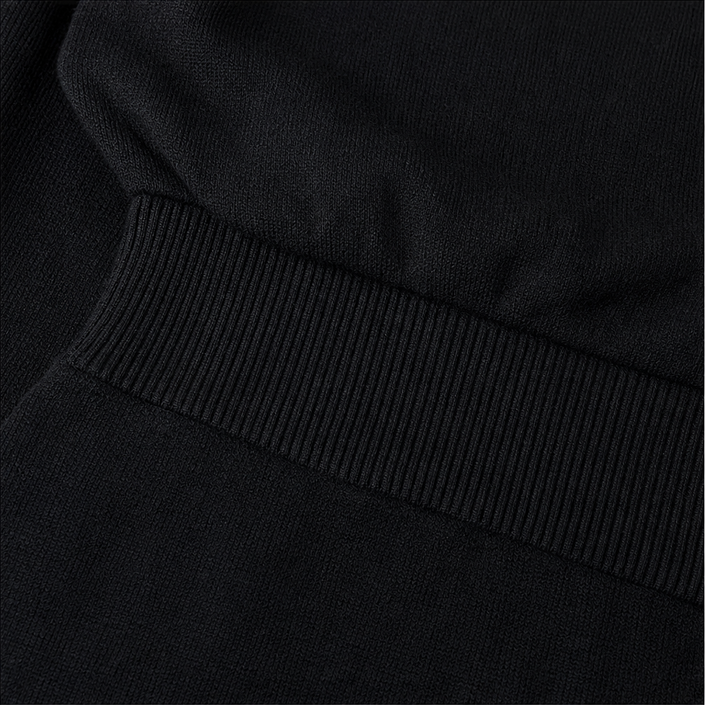 Vivelyn – Batwing Sleeve Wrap Knit Top And Skirt Set