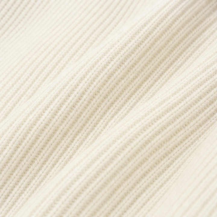 Ribella – Ribbed Draped Cowl-Neck Knit Top