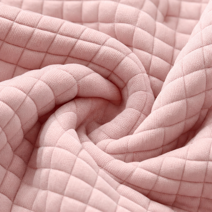 Wearbella – Quilted Structured-Collar Zip Sweater