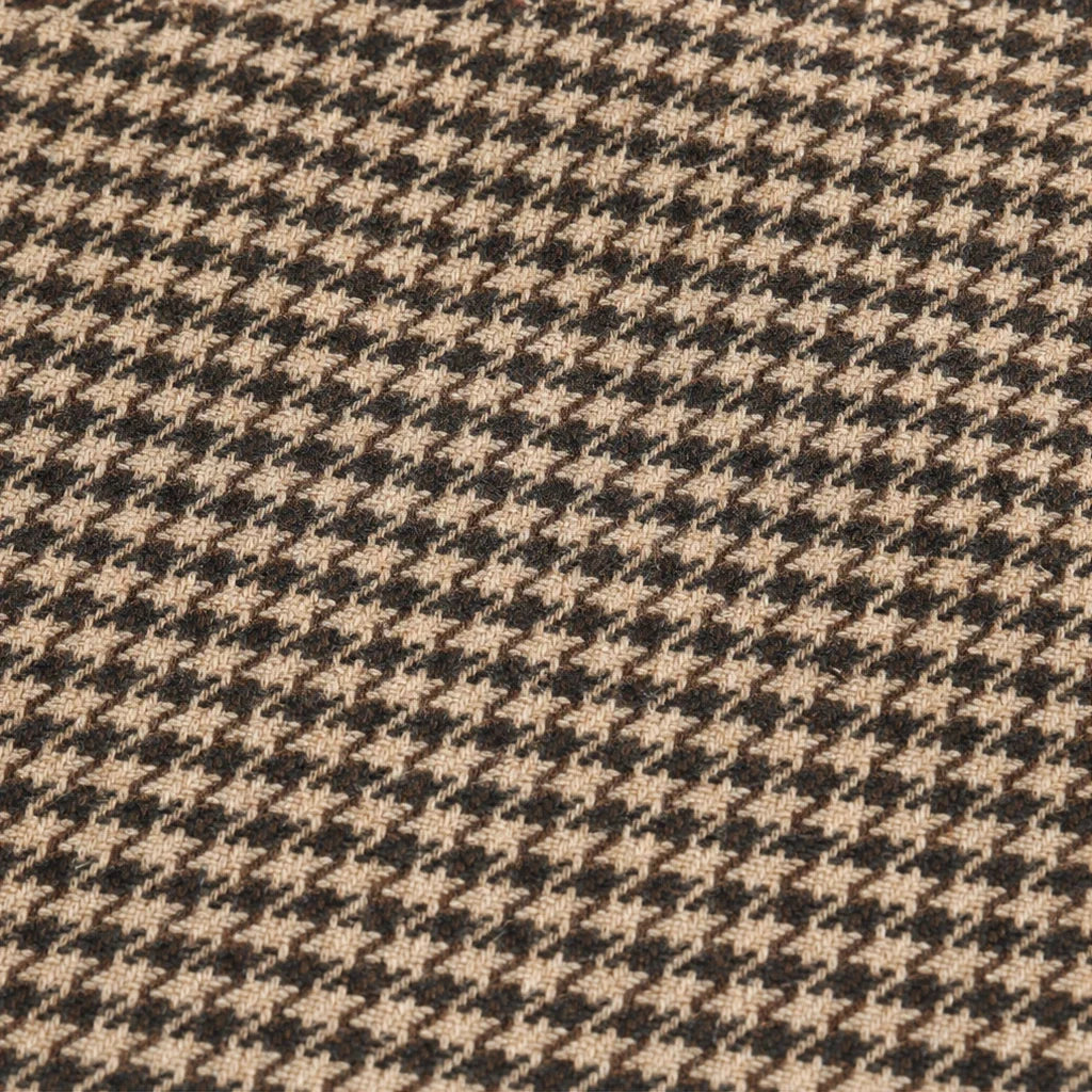 Houndstooth & Hem – Houndstooth Stand-Collar Tweed Vest