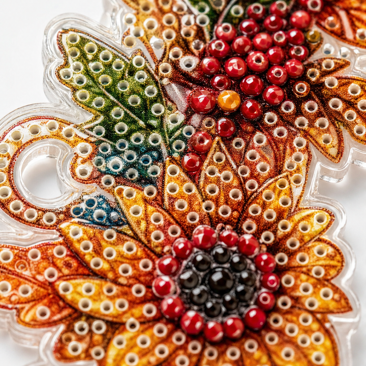 Glimmerwreath – Pumpkin & Floral Diamond Painting Wreath Kit
