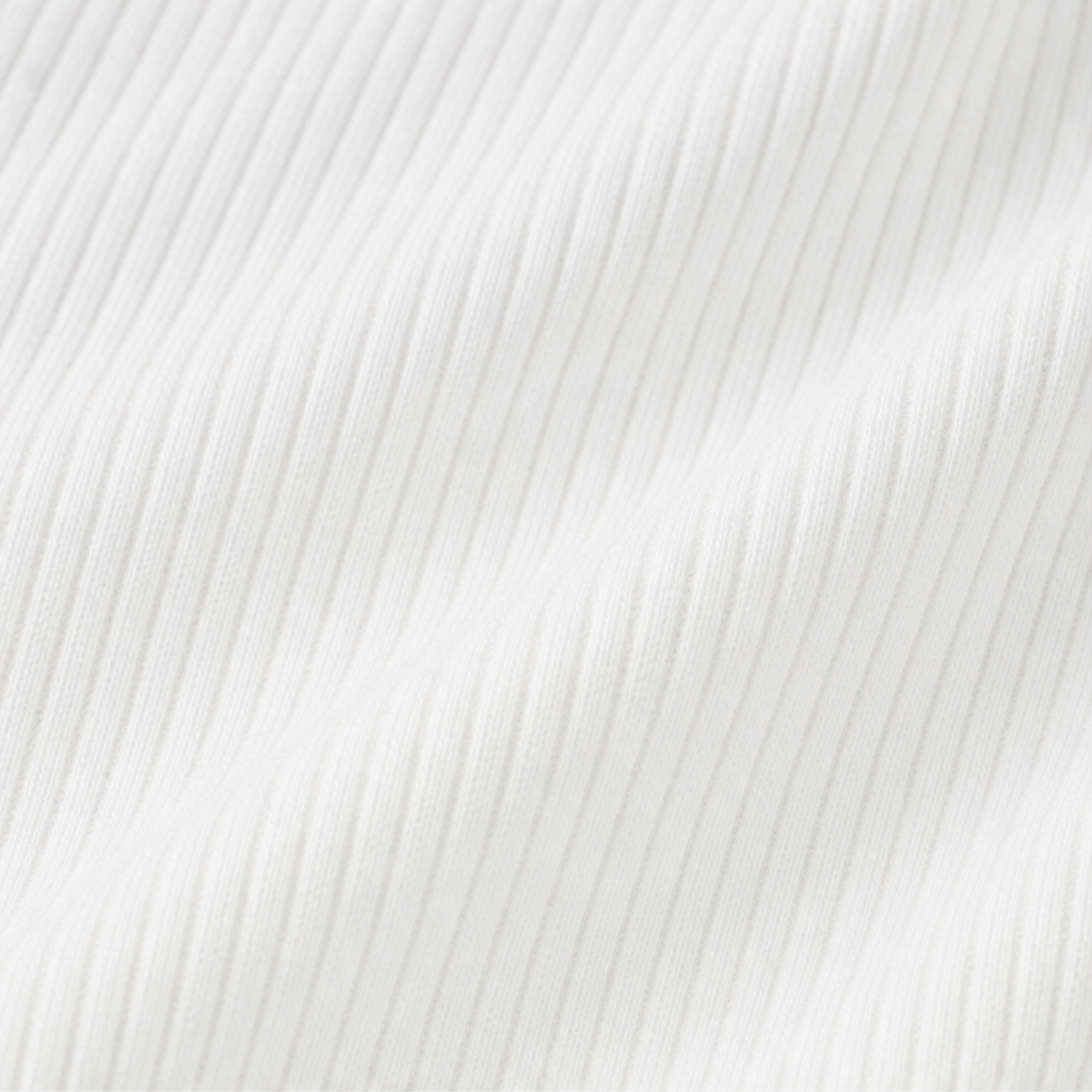 Buttonelle – Metallic Button Strap Ribbed Top