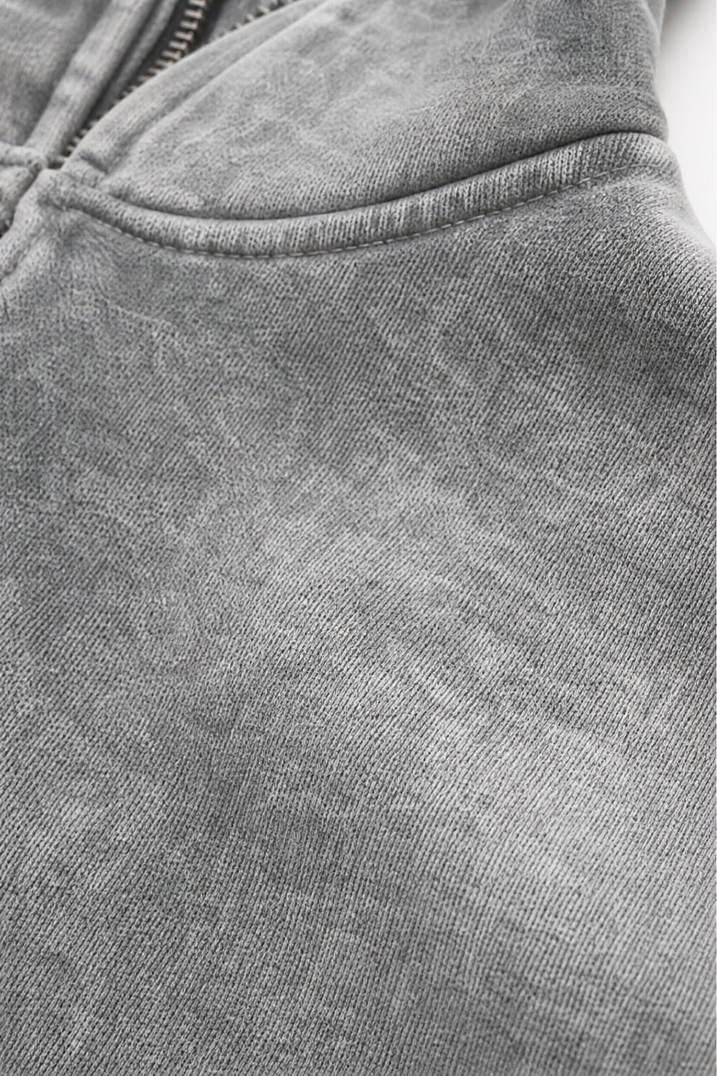 Rethread – Washed Relaxed Zip-Up Hoodie