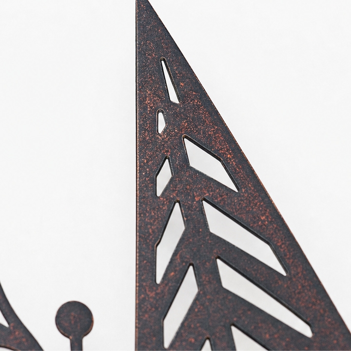 Everglow Forest – Layered Metal LED Christmas Wall Décor