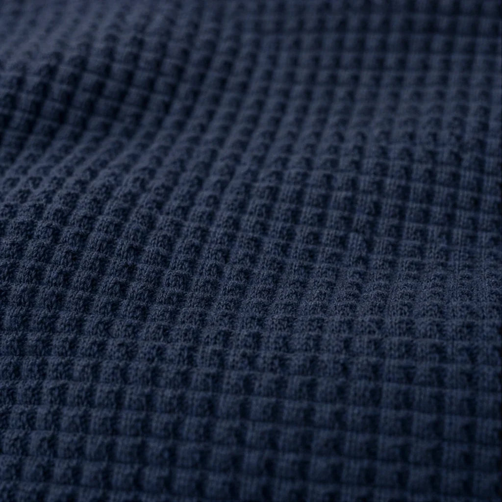 Waffle & Wear – Waffle-Knit Crew-Neck Top