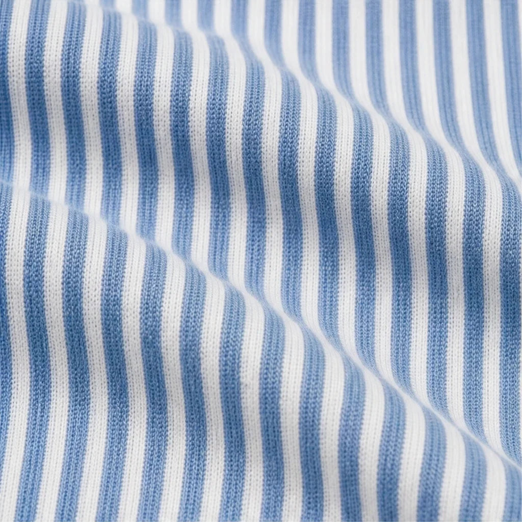 Stripe & Ease – Striped Drawstring Hooded Sweatshirt