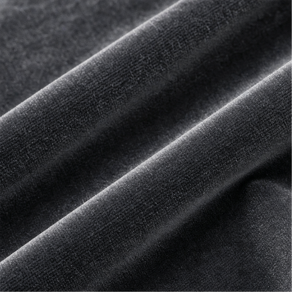 Velvenna – Wide-Leg High-Waisted Velvet Like Trousers