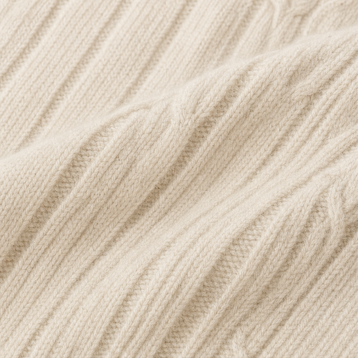 Cablewick – Vertical Cable-Knit Open-Front Duster Cardigan