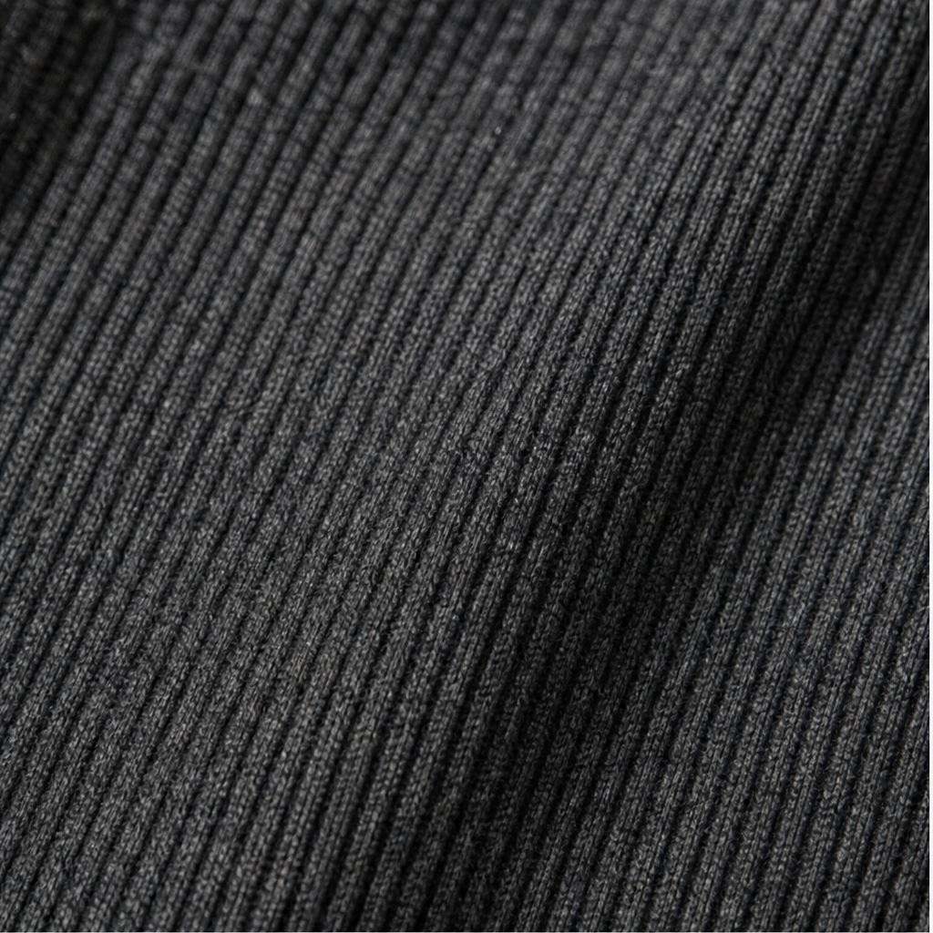 Pinstripe Poise – Draped High-Neck Top And Lantern Pants Set