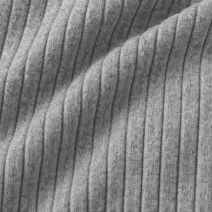 Cozy Rib – Ribbed Knit Tunic With Pockets