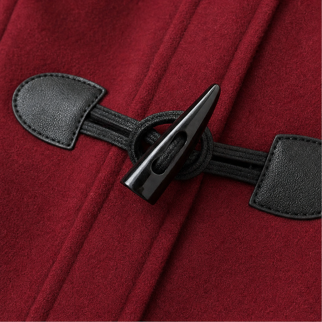 Coatelle – Hooded Mid-Length Toggle Winter Coat