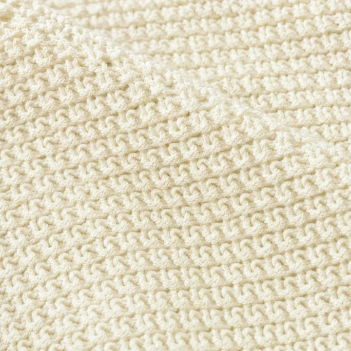 Vellune – V-Neck Waffle-Knit Long Sleeves Sweater