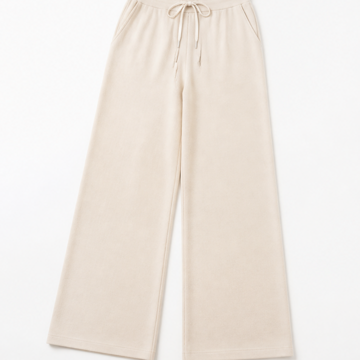 Marlowe – Polo Collar Wide-Leg Lounge Set