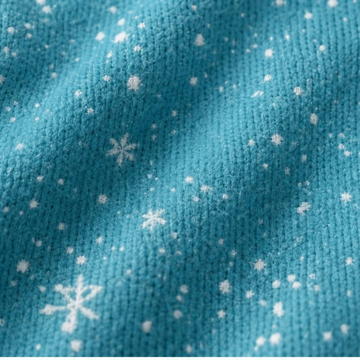 Holly Henley – Textured Christmas Tree Henley Sweater