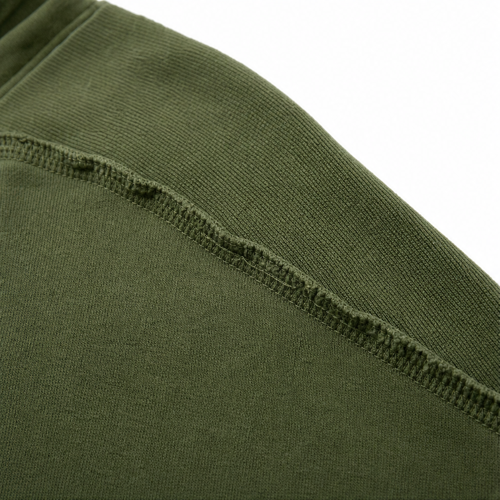 Lunecasa – Raw-Edge Split-Cuff Oversized Pullover