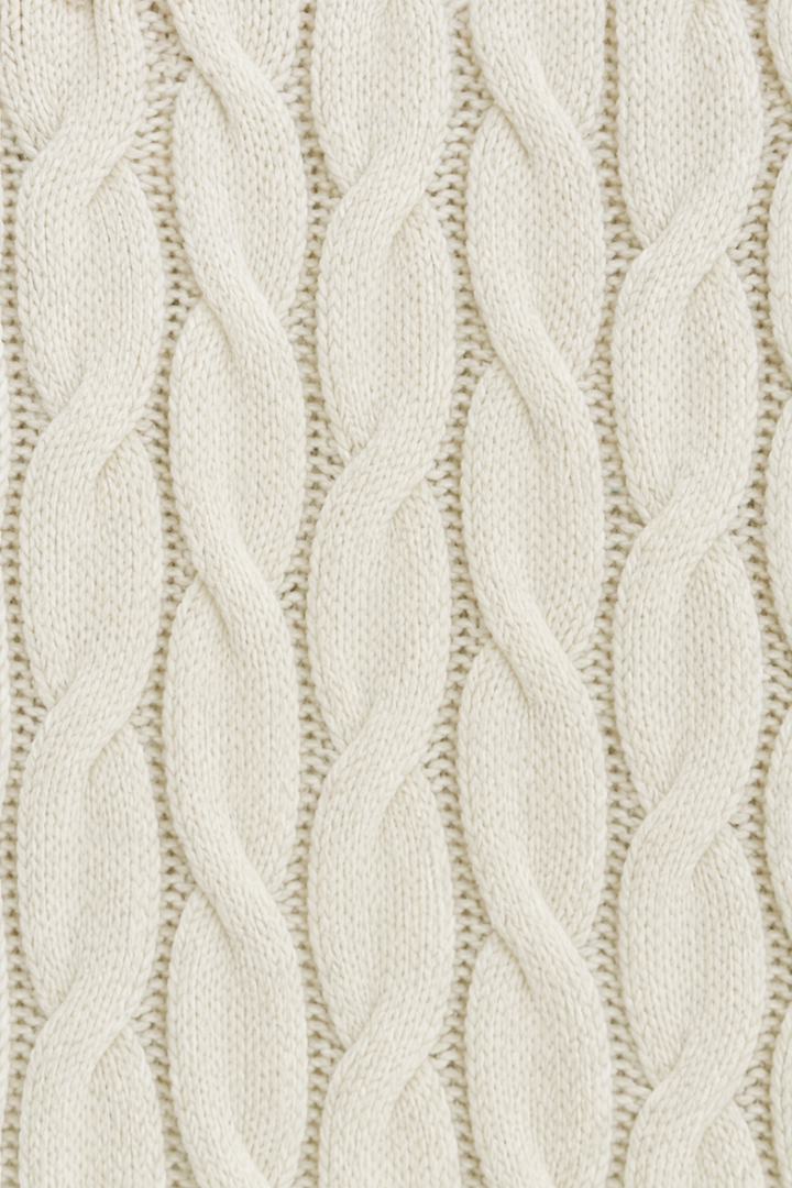 Wearbella – Hooded Chunky Cable Knit Cardigan