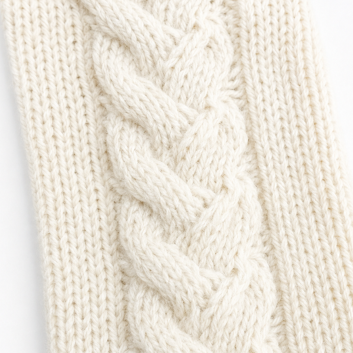 Cablelle – Cable-Knit Knee-High Socks