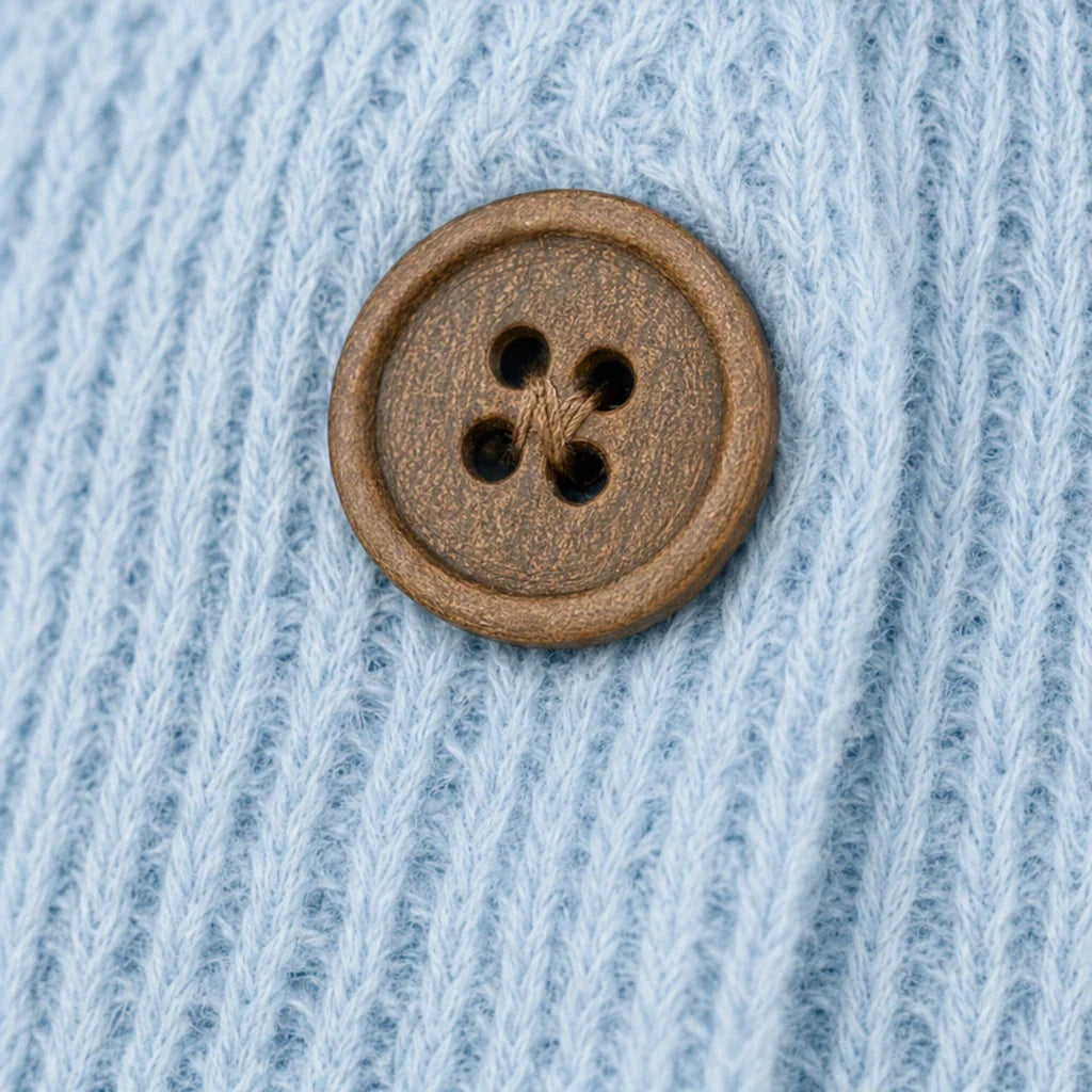 Waffle & Wear – Long-Sleeve Waffle-Knit Tunic Sweater
