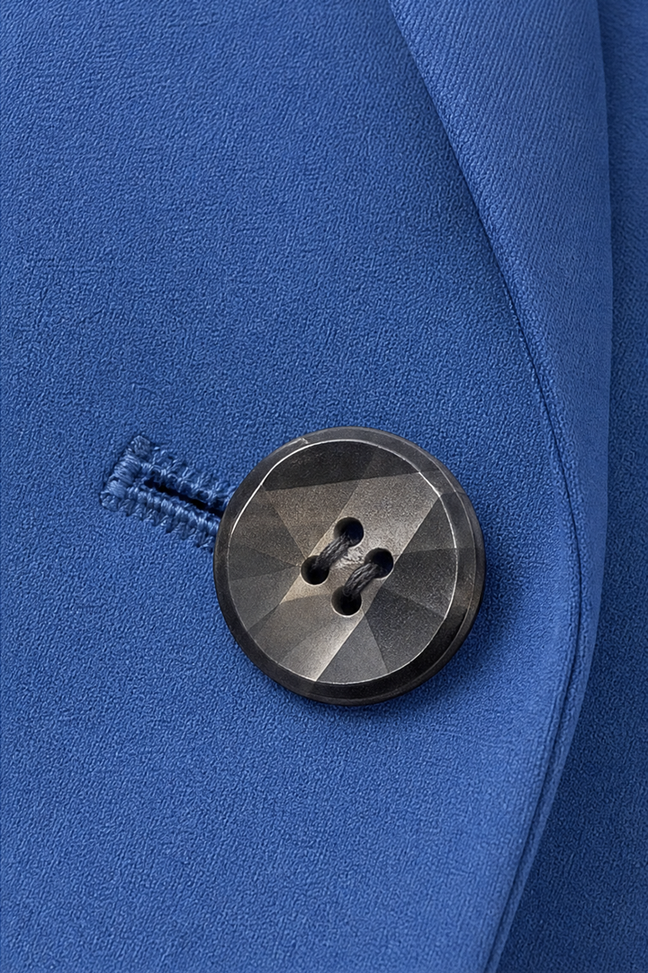 Cuffley – Striped-Cuff Roll-Sleeve Tailored Blazer