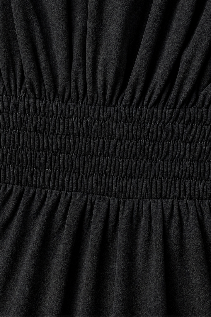 Wearbella – Lace-Sleeve A-Line Empire Waist Maxi Dress