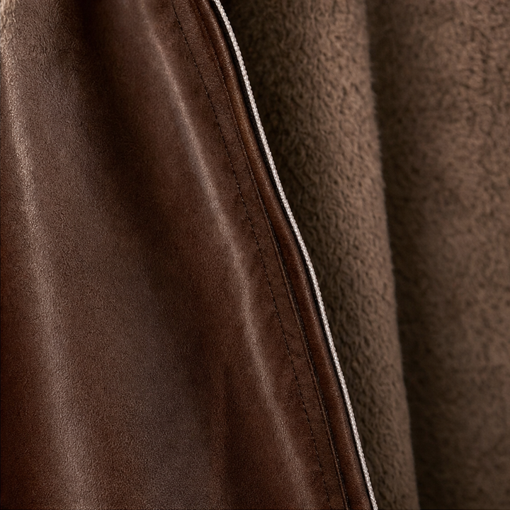 Wintervale – Hooded Shearling-Lined Full-Length Coat