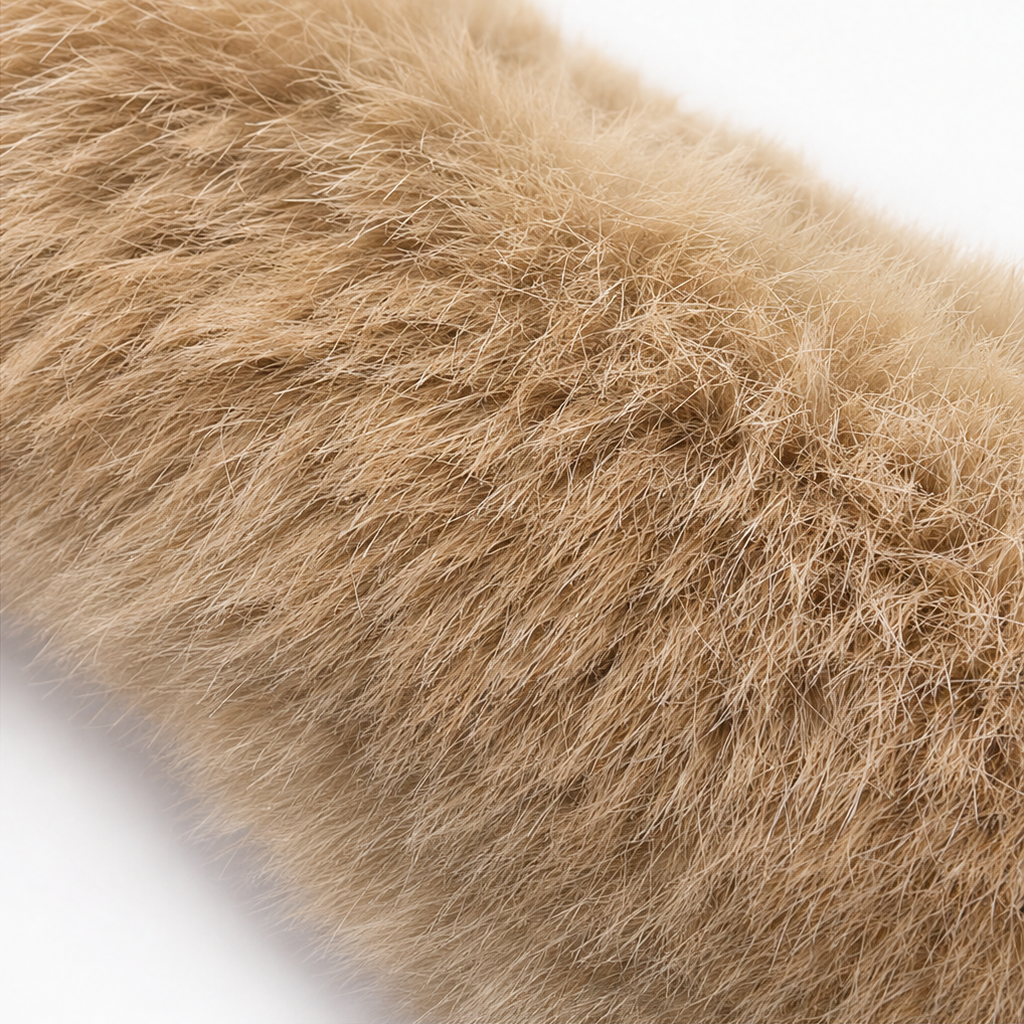Velora – Hooded Mid-Length Faux-Fur Coat