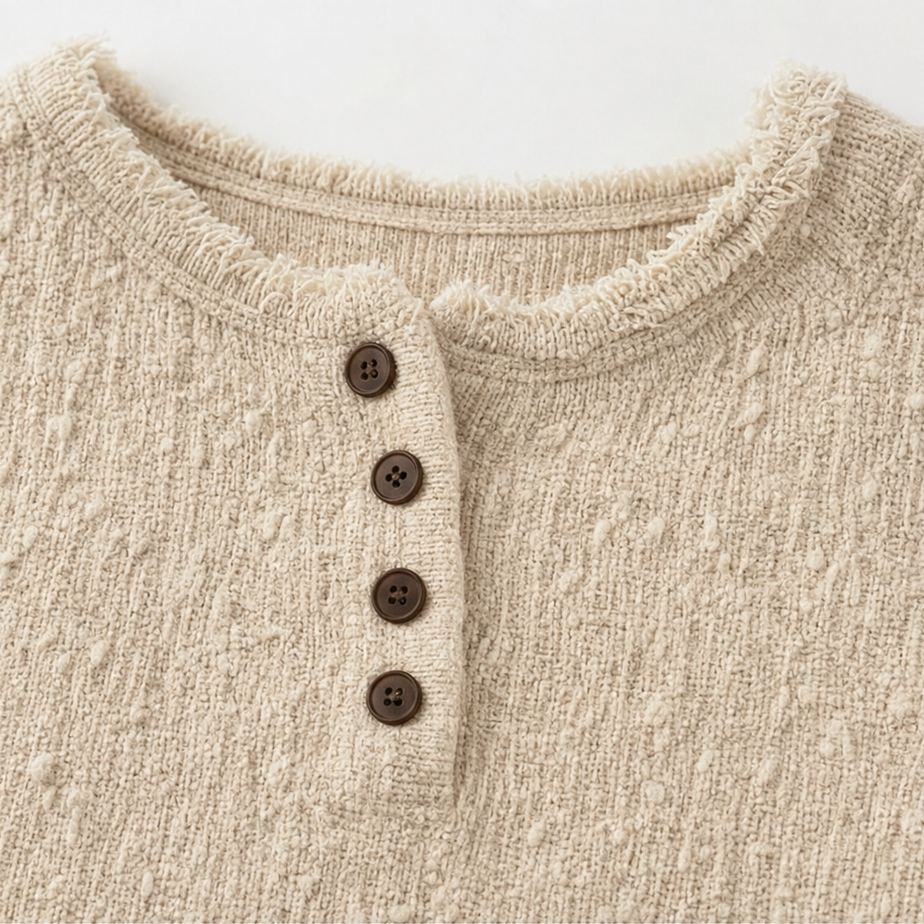 Marlwick – Chunky Knit Henley Sweater