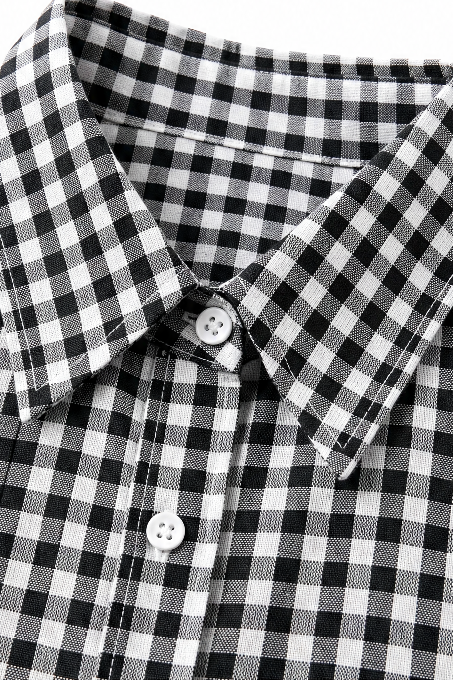 Everwear – Checkered Long-Sleeve Button-Up Shirt For Women