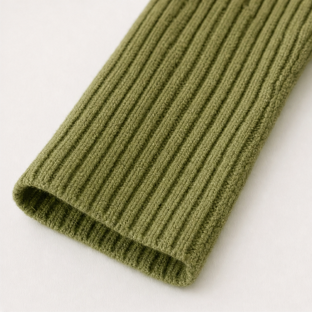 Vellura – Twist-Front Ribbed Knit Top