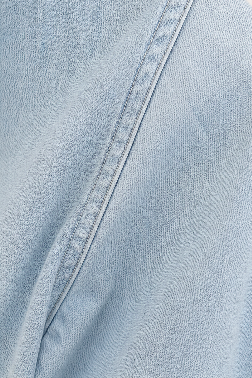 Wearbella – Oversized Soft Chambray Denim Shirt