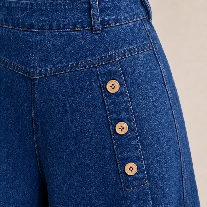 Formelle – High-Waisted Wide-Leg Jeans