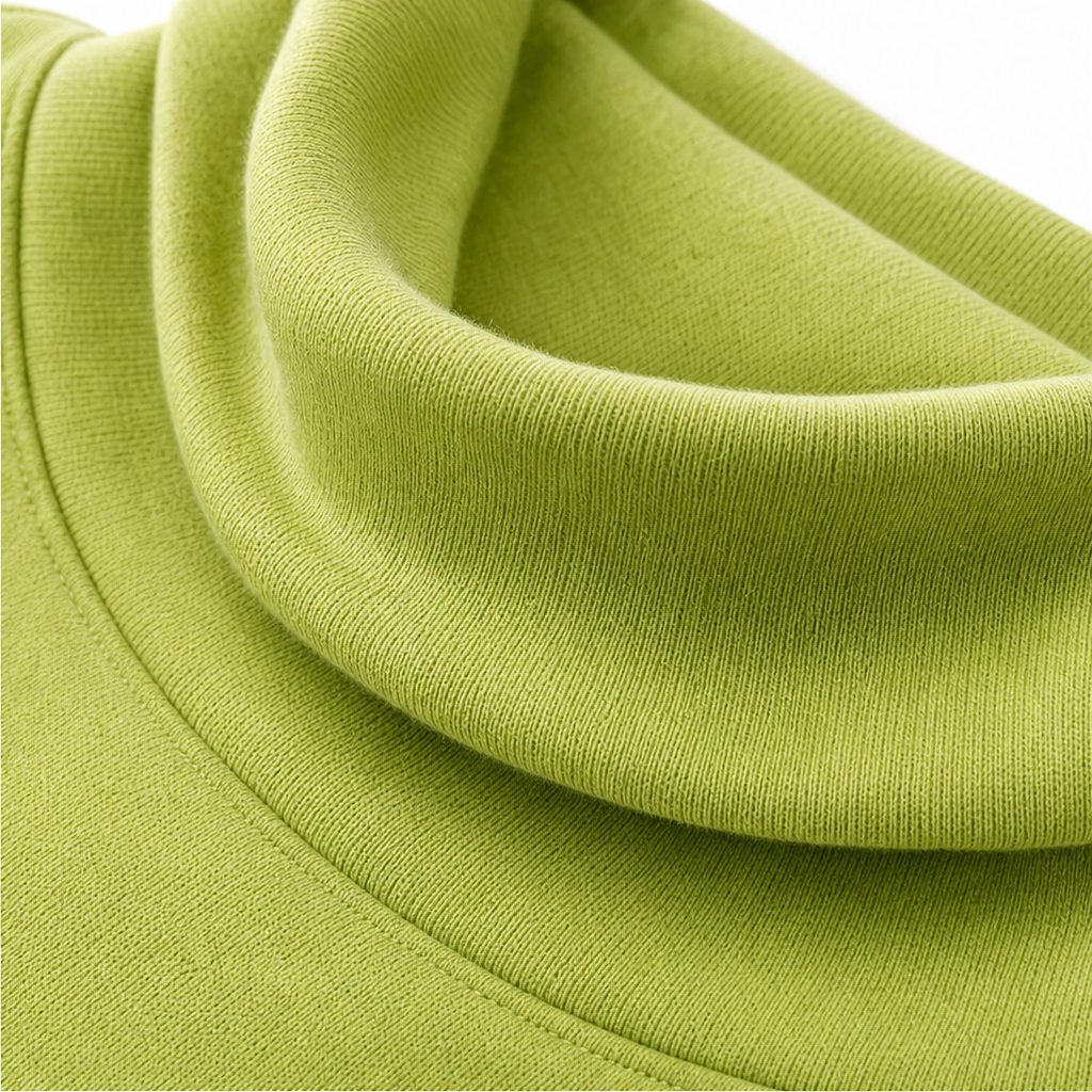 Draperly – Asymmetric Cowl Neck Button Sweatshirt