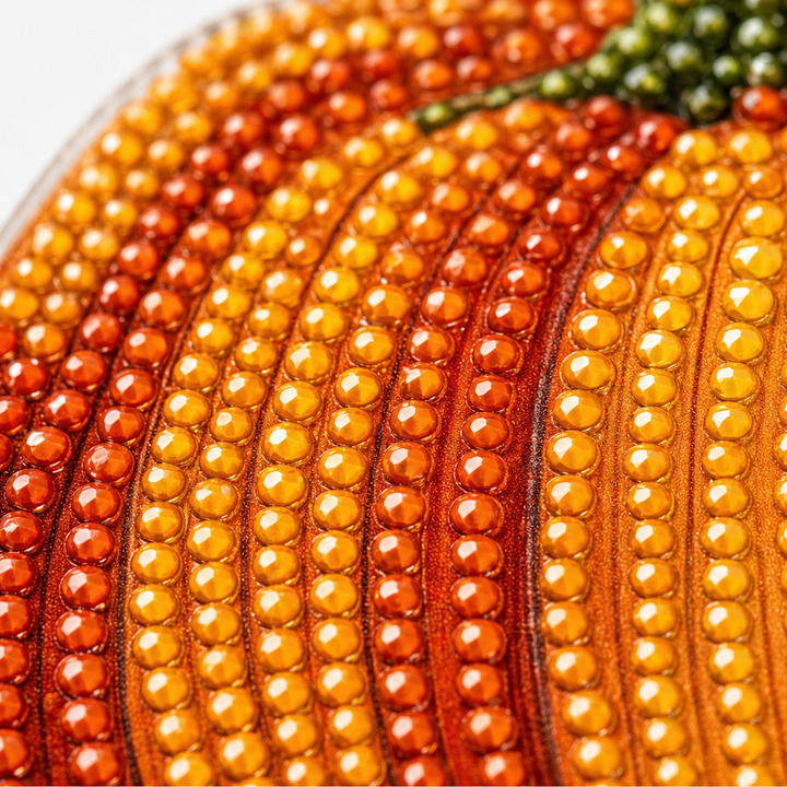 Glimmerwreath – Pumpkin & Floral Diamond Painting Wreath Kit