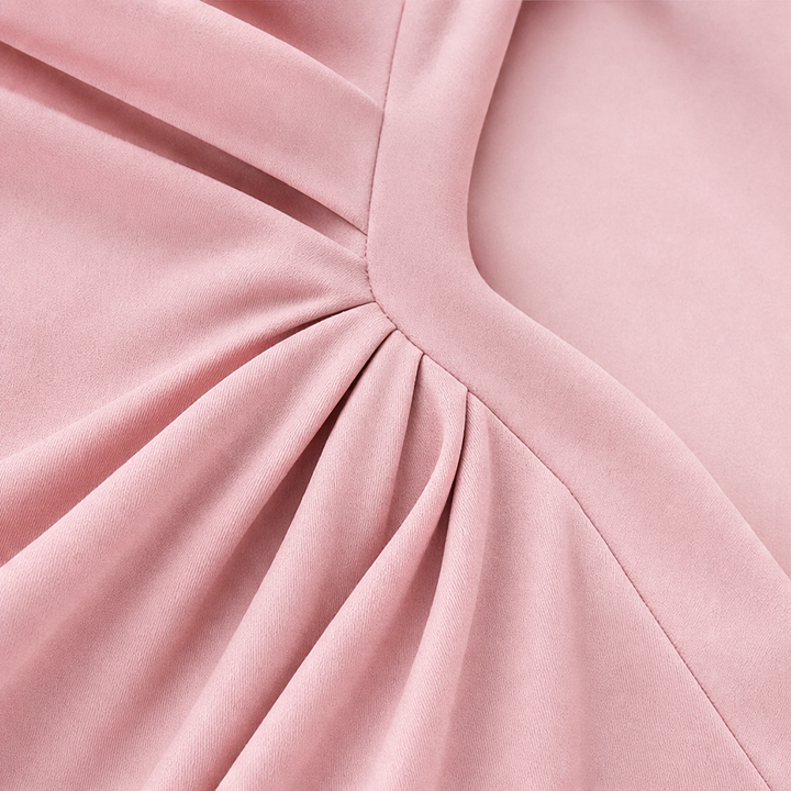 Rosevelle – 3D Rose Ruched Bodycon Midi Dress