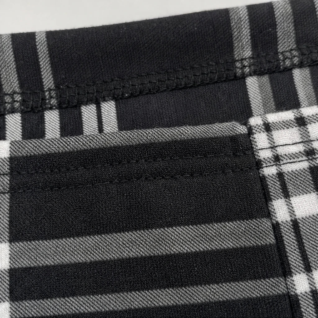 Warmelle – High Waisted Plaid Stretch Leggings