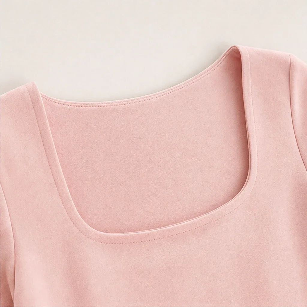 Rosalyne – Rose Wrap-Waist Bodycon Mini Dress