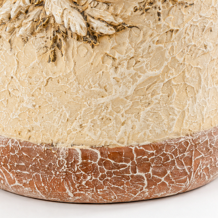 Hearthglow – Rustic Crackle-Finish Flameless LED Candle Set