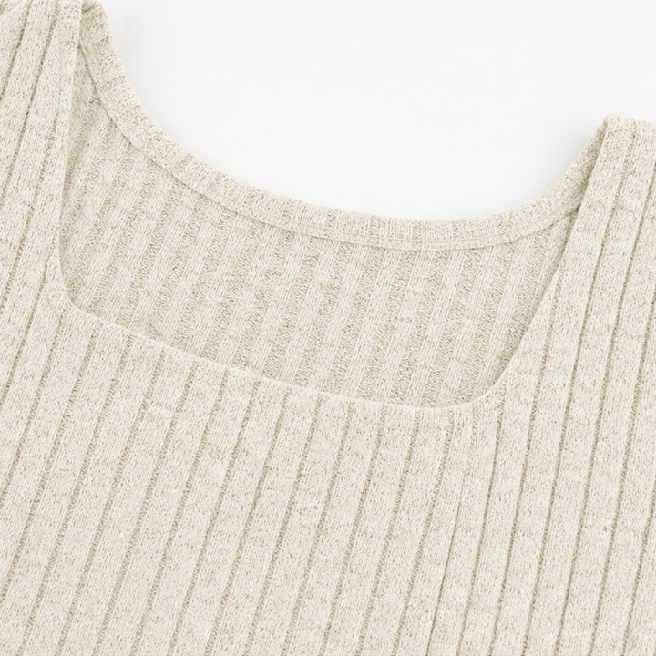 Bellora – Square Neck Ribbed Babydoll Dress