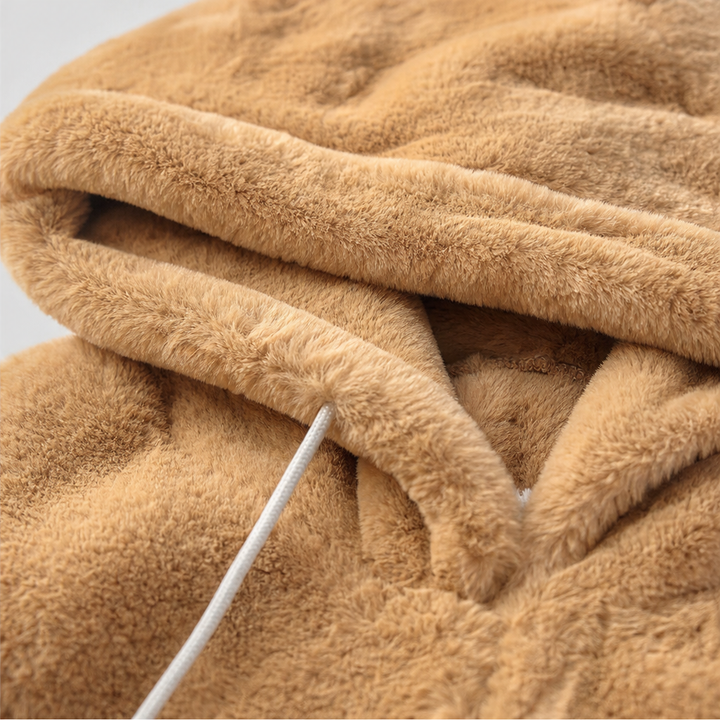 Cozyline – Plush-Lined Pocket Hooded Vest