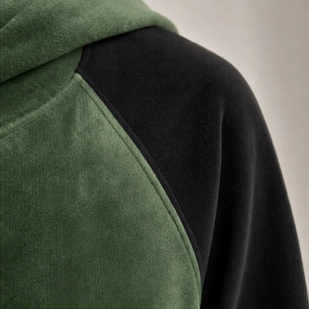 ColorMuse – Colorblock Raglan Sleeve Hoodie
