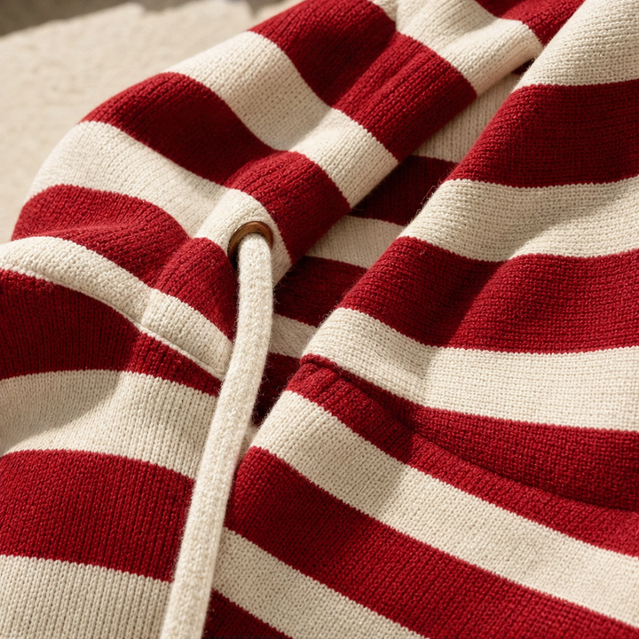 Wearbella – Striped Hooded Maxi Dress