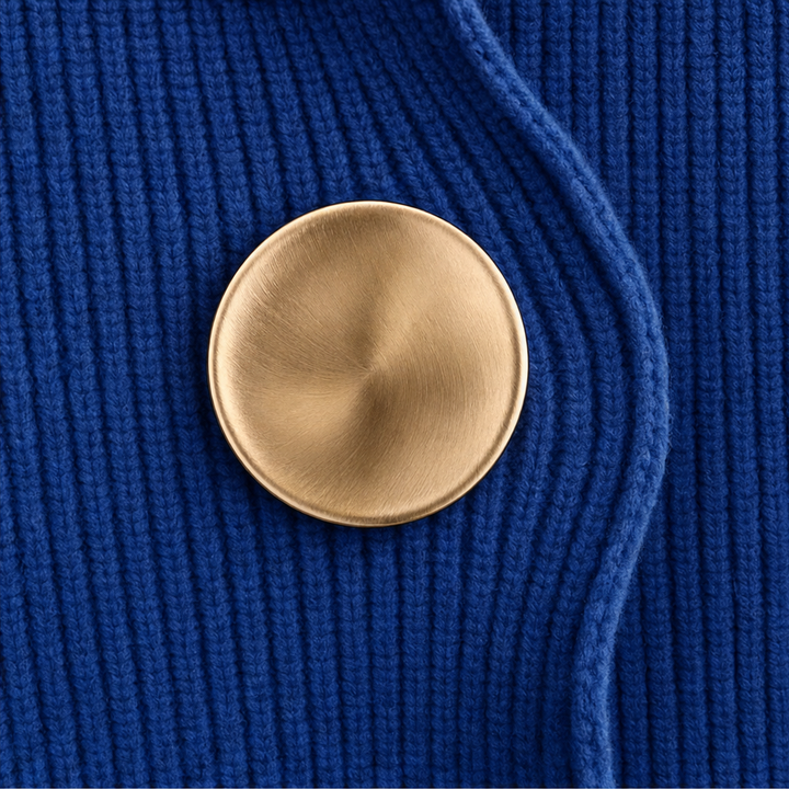 Ribelle – Ribbed Wide-Sleeve Button Cardigan