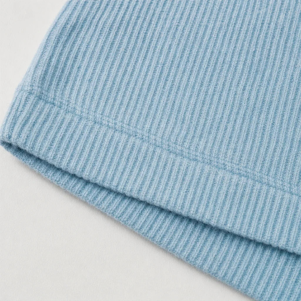 Lunavia – Ribbed Knit Top And Skirt Set