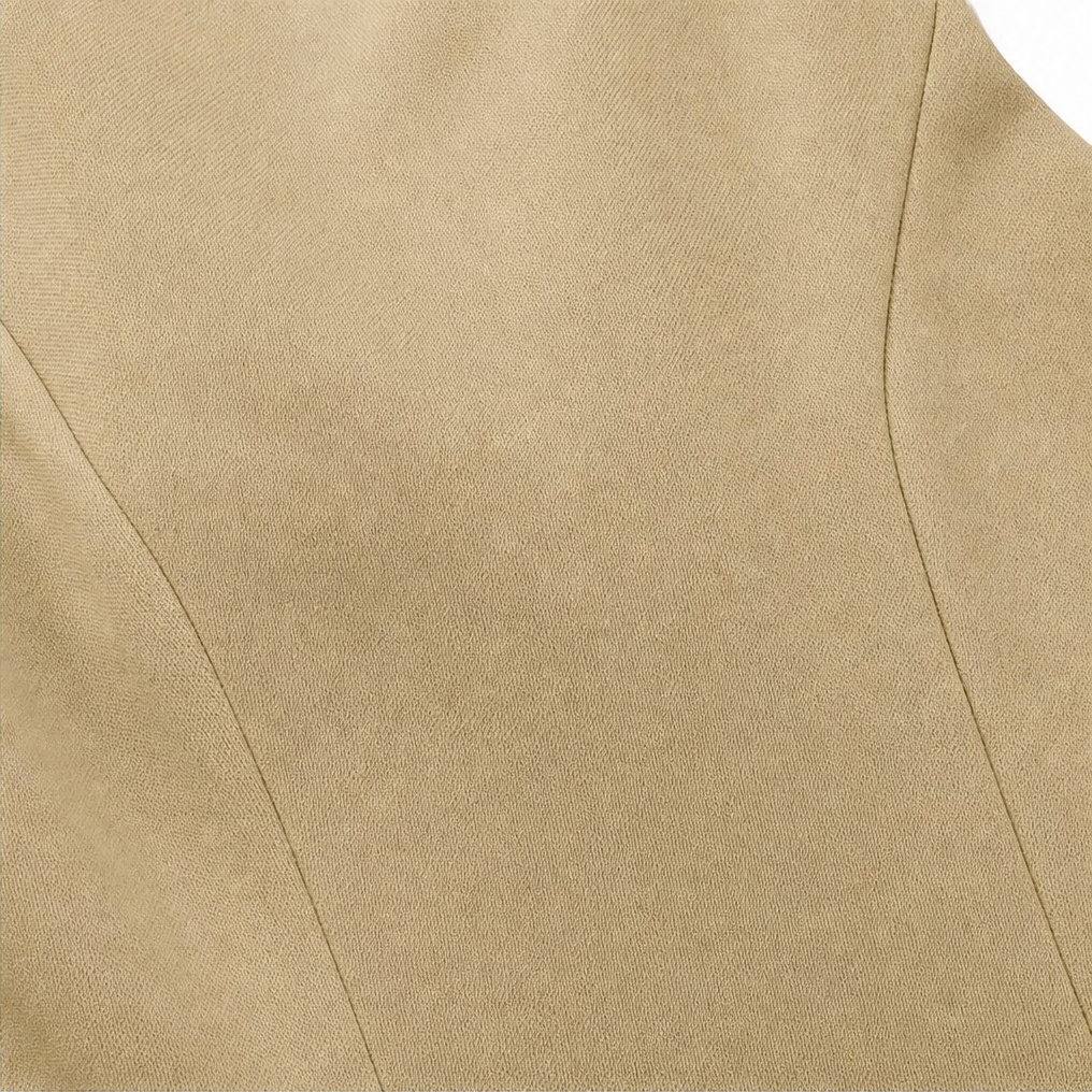Elara Verona – Zip-Neck Stand Collar Fit-And-Flare Midi Dress