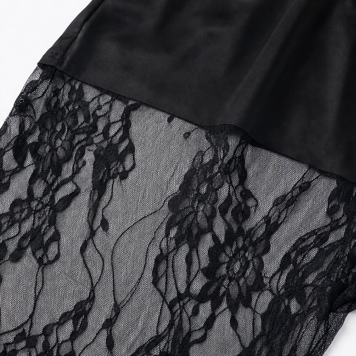 Sheerline – Floral Lace Sheer-Overlay Leggings