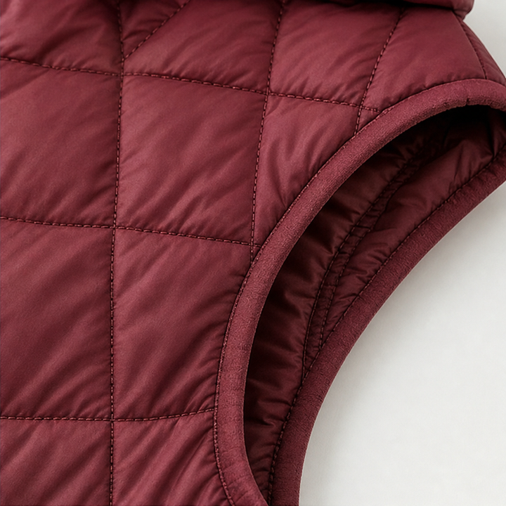 Quilta – Long Quilted Hooded Sleeveless Vest