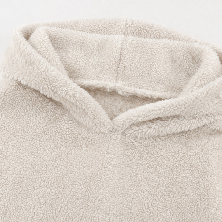 Cozy Haven – Plush Fleece Hooded Top And Jogger Pants Set