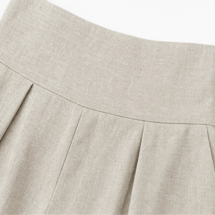 Wearbella – Pleated High-Waist Wide-Leg Pants Set