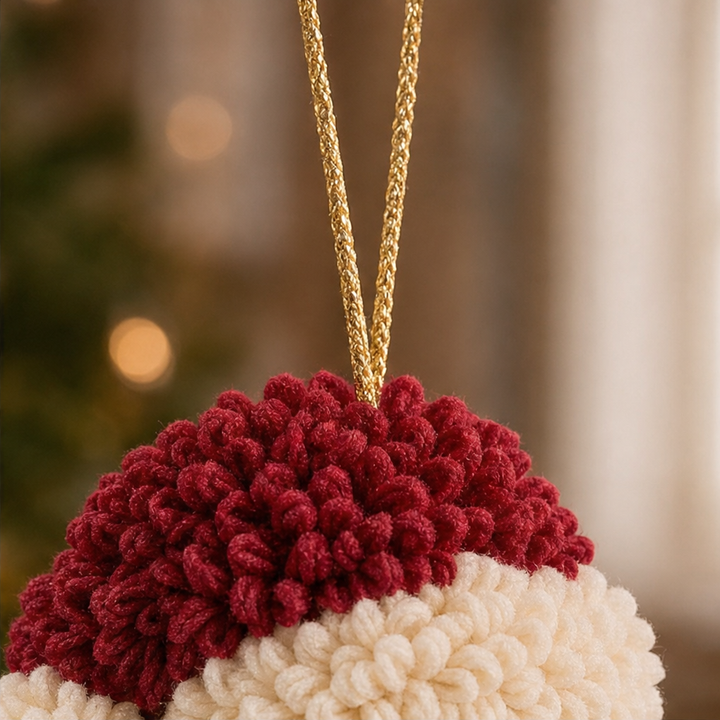Tuftly – Fabric-Poke Snowman Christmas Ornament Kit